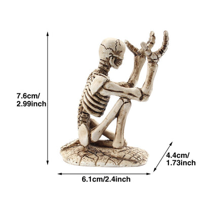 For Shaver Portable Desk Organizer Pen Holder Office Resin Skeleton Storage Rack Ornaments Home Decor Bathroom Stationery Craft